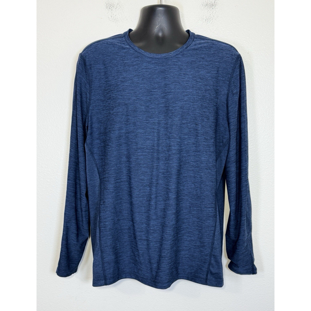 Ten Thousand Versatile Shirt Mens Large Blue Long Sleeve Stretch Performance